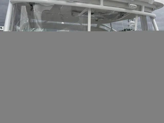 Slide: The Image of 2025 Albemarle 30 Express boat with sleek design and modern features. - 15