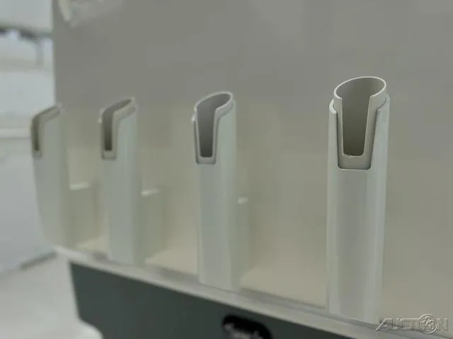 Slide: The Image of Rod holders on a 2025 Skeeter SX230 boat, close-up view. - 12