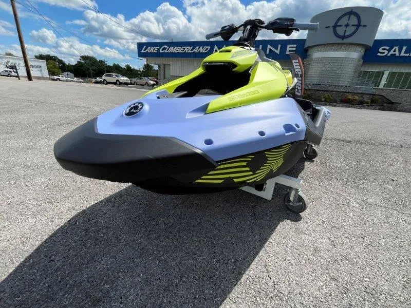 Slide: The Image of 2024 Sea-Doo Spark Trixx jet ski displayed at Lake Cumberland Marine. - 21