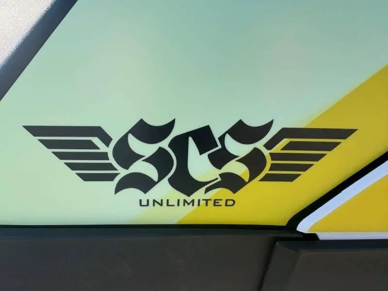 Slide: The Image of Logo on 2023 Sea-Doo SWITCH SPORT 21' 230HP, featuring "SCS Unlimited" design. - 10