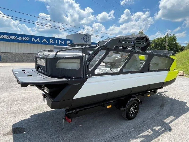 Slide: The Image of 2024 Sea-Doo Switch Cruise 21' 230HP boat at Cumberland Marine dealership. - 49
