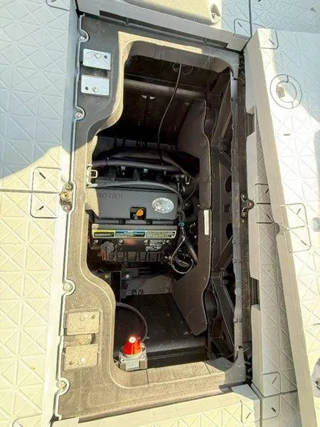 Slide: The Image of Engine compartment of 2024 Sea-Doo SWITCH SPORT 18' 230HP, showcasing internal components. - 20