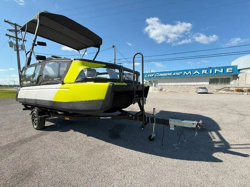 Slide: The Image of 2024 Sea-Doo SWITCH SPORT 18' 230HP on trailer at Lake Cumberland Marine. - 37