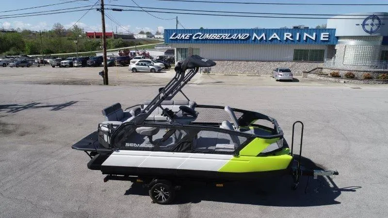 Slide: The Image of 2024 Sea-Doo SWITCH SPORT 18' 230HP boat at Lake Cumberland Marine dealership. - 4