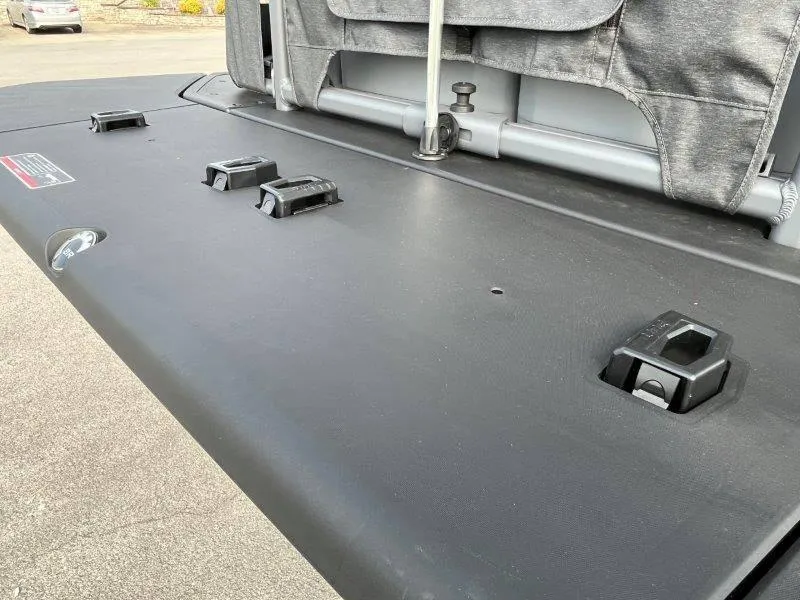 Slide: The Image of 2024 Sea-Doo SWITCH SPORT 18' 230HP deck with modular seating system. - 12