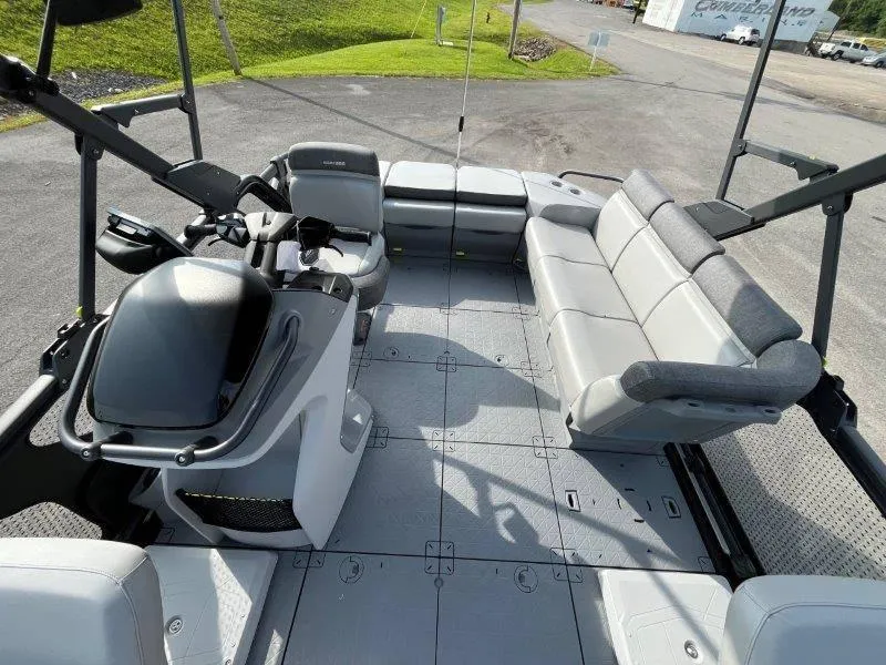 Slide: The Image of 2024 Sea-Doo SWITCH SPORT 18' 230HP interior with spacious seating and modern design. - 31
