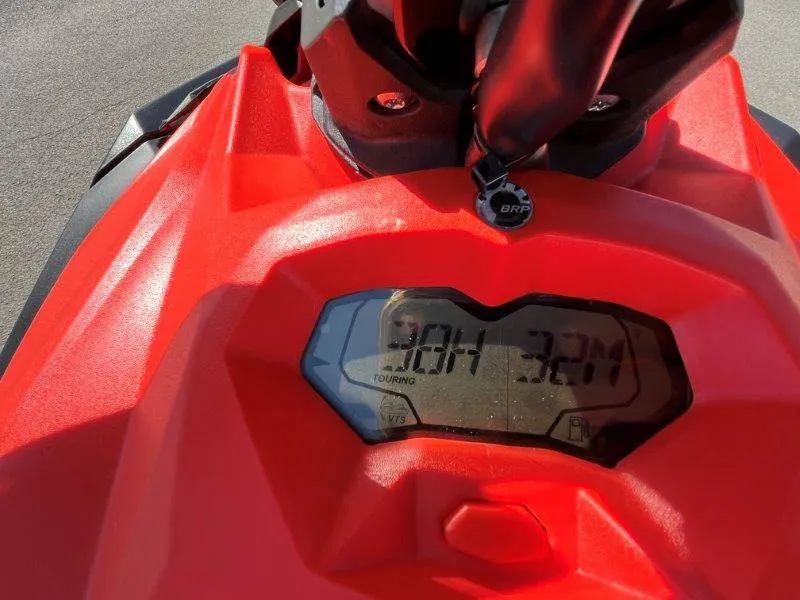 Slide: The Image of Close-up of 2022 Sea-Doo Spark Trixx 3 Up Sound dashboard display. - 35