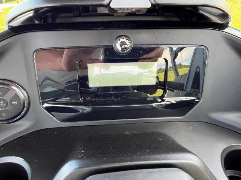 Slide: The Image of Dashboard of 2024 Sea-Doo Switch Cruise 18' 230hp, featuring BRP display and controls. - 20