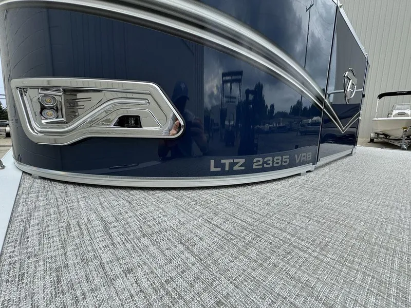 Slide: The Image of 2025 Tahoe LTZ 2385 VRB boat, sleek design with modern detailing. - 12