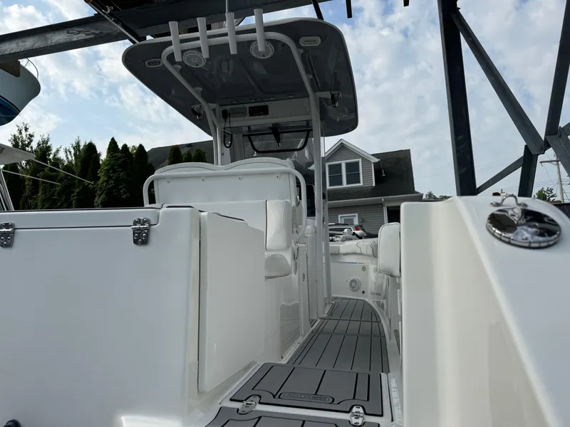 Slide: The Image of 2018 Sea Hunt Gamefish 27 boat with sleek interior and modern design. - 11