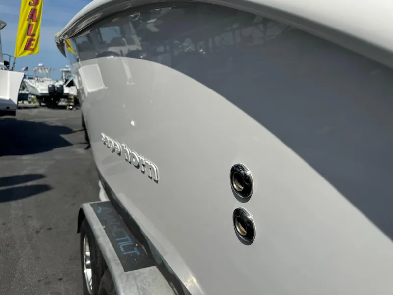 Slide: The Image of 2022 Cape Horn 22 OS boat on trailer, side view, for sale. - 3