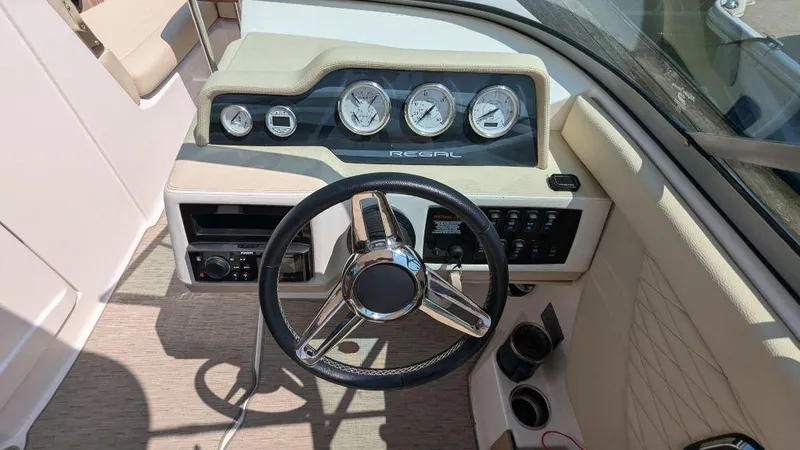 Slide: The Image of Helm View on the 2018 Regal 26 FasDeck - 12