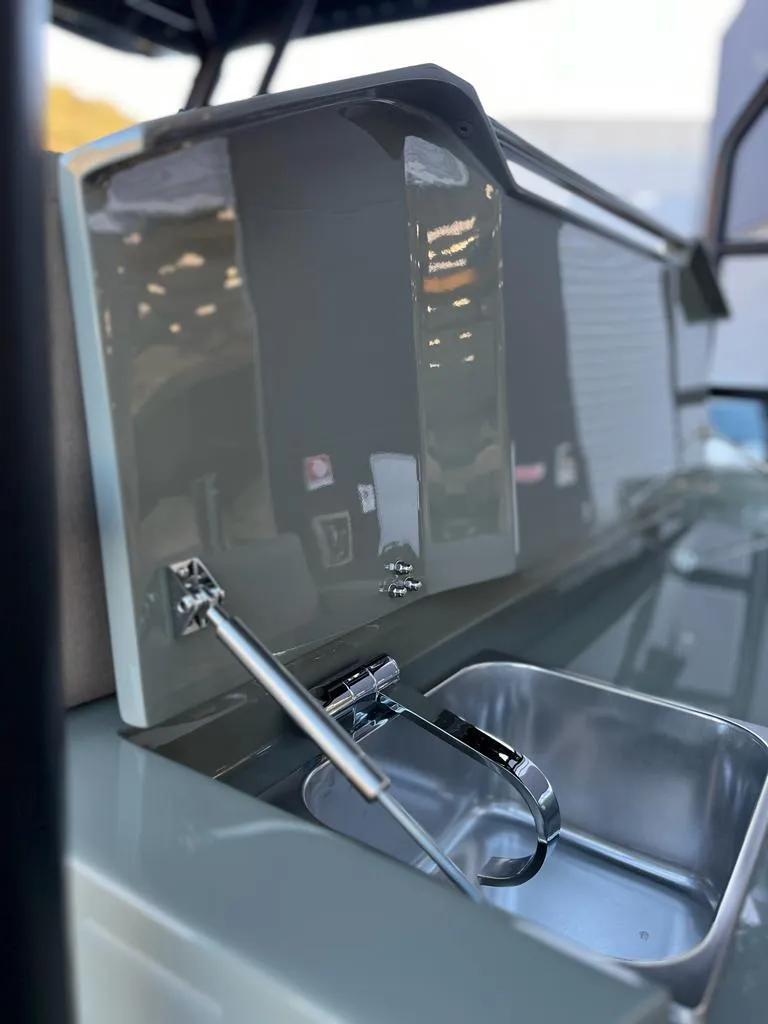 Slide: The Image of 2024 G-Tender DIECI boat kitchen sink with sleek stainless steel design. - 35