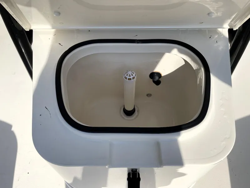 Slide: The Image of Open storage compartment in 2021 Pathfinder 2005 TRS boat. - 32