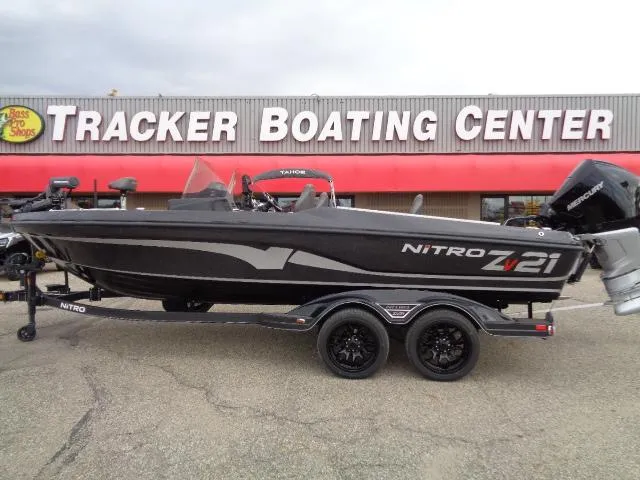 Slide: The Image of 2024 Nitro ZV21 Pro boat at Tracker Boating Center. - 0