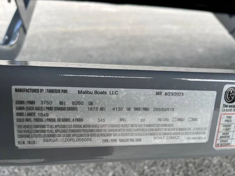 Slide: The Image of Malibu Wakesetter 23 MXZ 2024 - 107