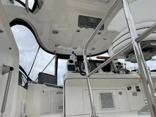 Slide: The Image of Interior view of 2007 Sea Ray 52 Sedan Bridge yacht cockpit. - 7