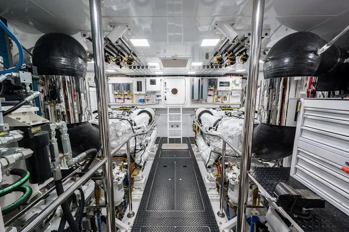 Slide: The Image of Engine Room Looking Aft - 82