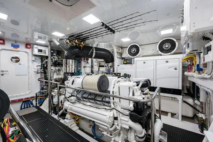 Slide: The Image of Starboard Engine Looking Forward - 83