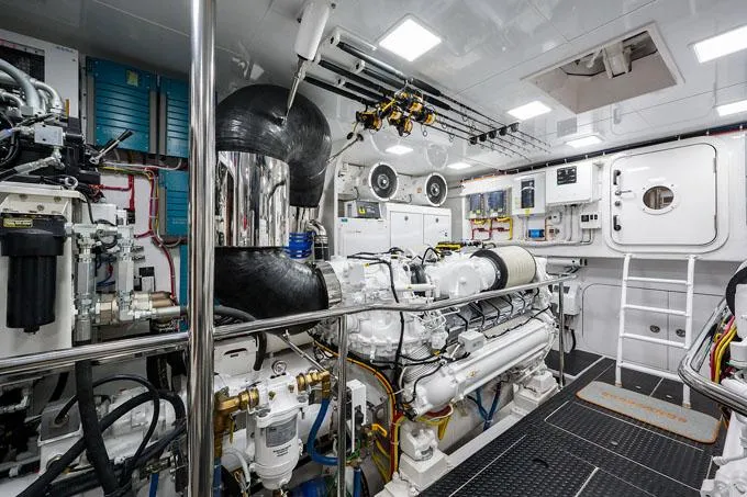 Slide: The Image of Starboard Engine Looking Aft - 84