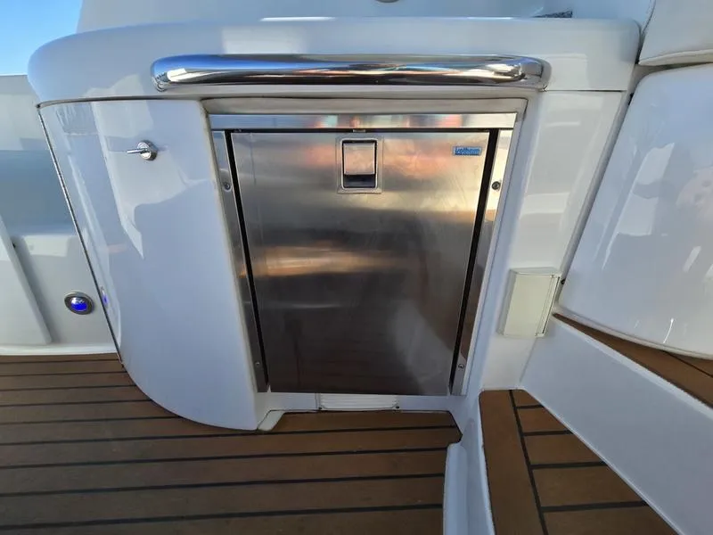 Slide: The Image of 2008 Formula 37 PC yacht with stainless steel cabinet on teak deck. - 20