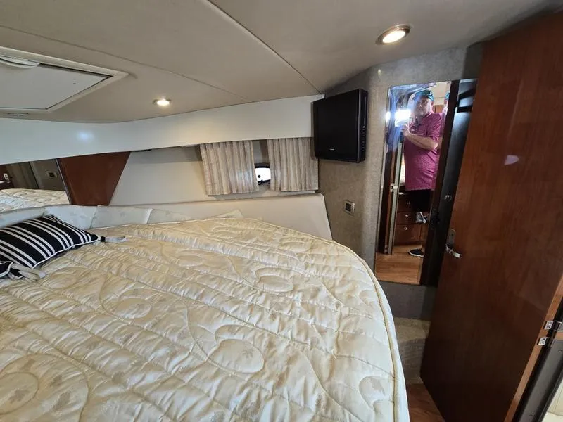 Slide: The Image of Interior of 2008 Formula 37 PC yacht with cozy bed and modern amenities. - 36