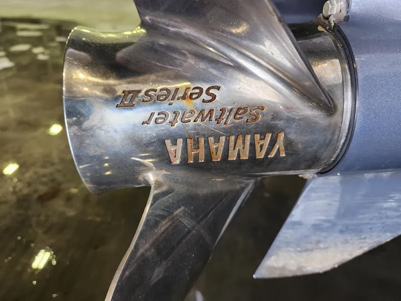 Slide: The Image of Yamaha Saltwater Series II propeller on 2016 Key West 281 Billistic boat. - 31
