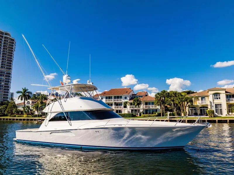 Slide: The Image of Viking 52 - Heyca I - Starboard Profile on water - 2