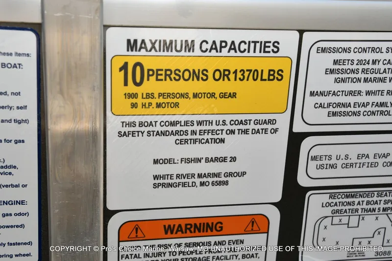 Slide: The Image of Sun Tracker Fishin' Barge 20 DLX 2025 - 44