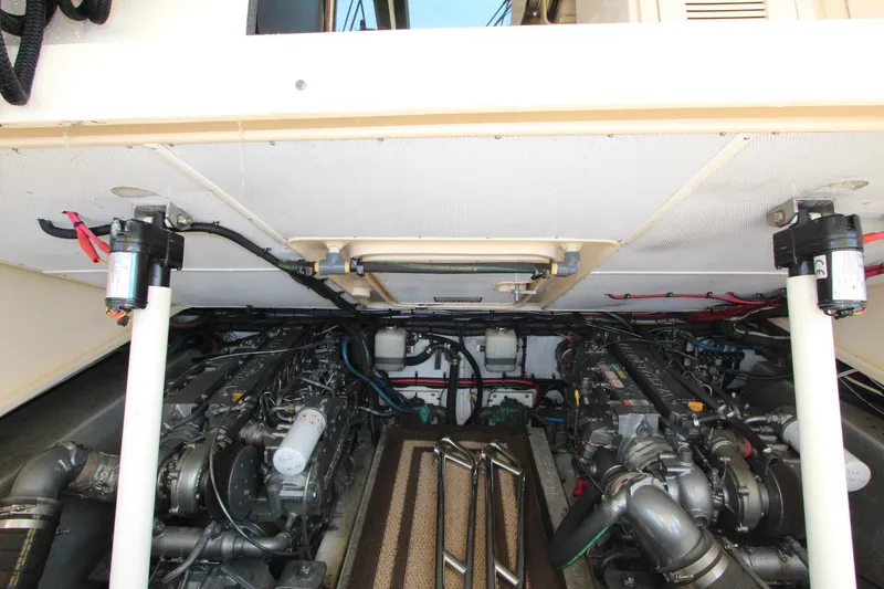 Slide: The Image of Engine room of a 2002 Island Packet 360 yacht. - 27