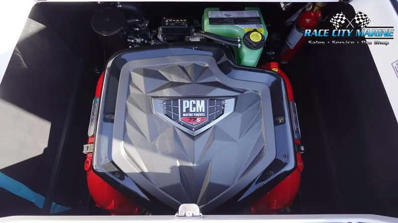 Slide: The Image of 2025 Nautique Super Air Nautique GS22 engine compartment with PCM motor. - 40