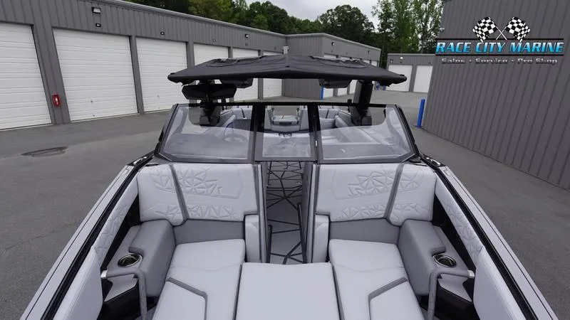 Slide: The Image of 2025 Nautique Super Air Nautique G25 Paragon boat interior at Race City Marine. - 14
