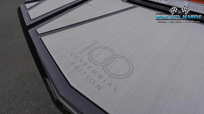 Slide: The Image of 2025 Nautique Super Air Nautique G25 Paragon Centennial Edition deck detail. - 21