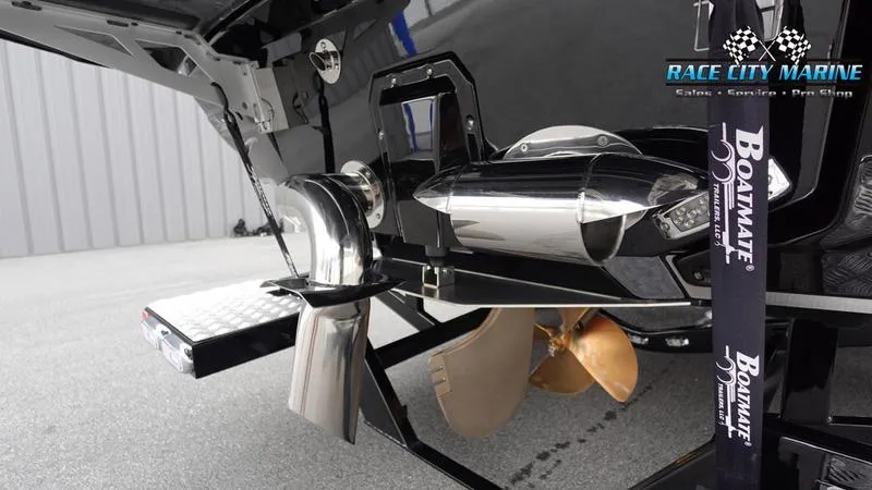 Slide: The Image of 2025 Nautique Super Air Nautique G25 Paragon boat propeller and exhaust system. - 8