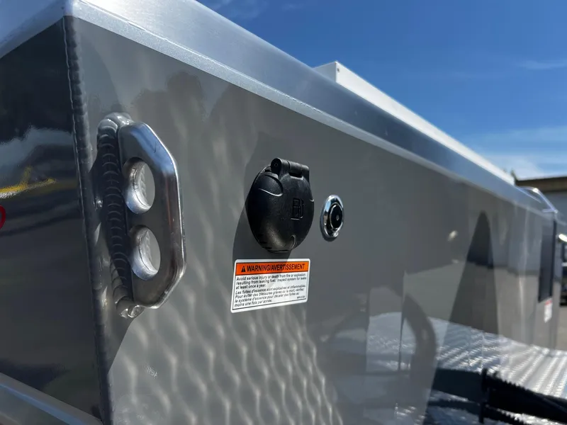 Slide: The Image of Close-up of 2024 Thunder Jet 24 Alexis Pro boat exterior detailing. - 34