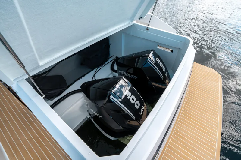 Slide: The Image of 2025 De Antonio Yachts D32 OPEN with dual Mercury outboard engines. - 15