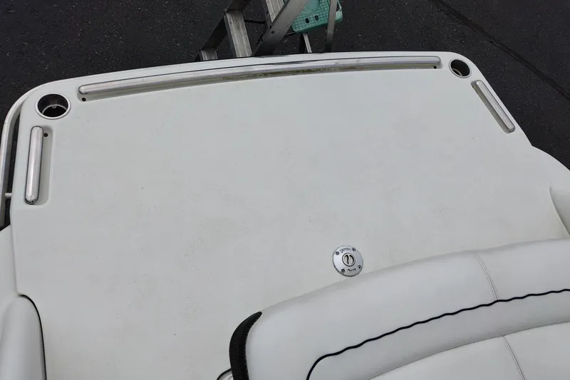 Slide: The Image of 2016 Formula 270 Bowrider swim platform with cup holders and ladder. - 44