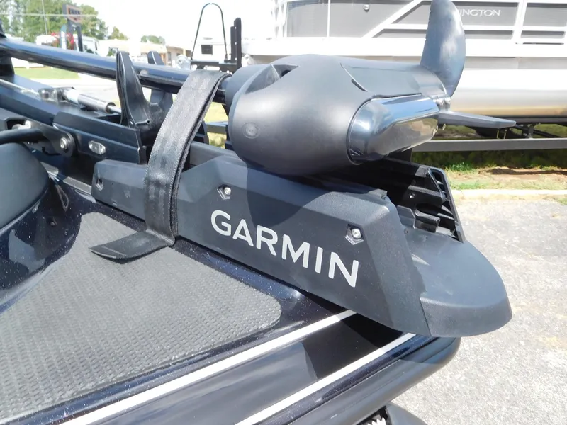 Slide: The Image of Garmin equipment on 2025 Caymas CX 21 PRO boat, close-up view. - 9