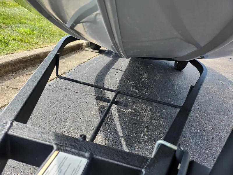 Slide: The Image of 2022 Tracker Bass Tracker Classic XL on a trailer, parked on asphalt. - 8