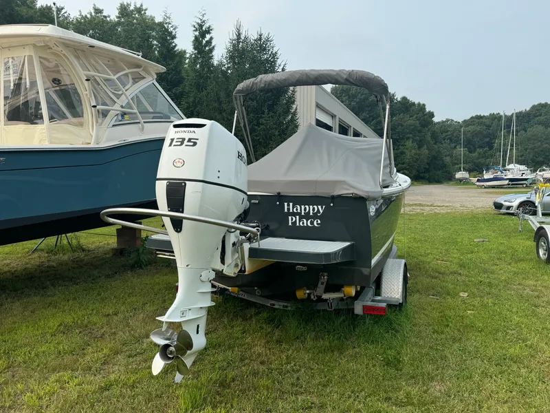 Slide: The Image of 2019 Eastern 21 Pilot boat named "Happy Place" with Honda 135 outboard motor. - 3