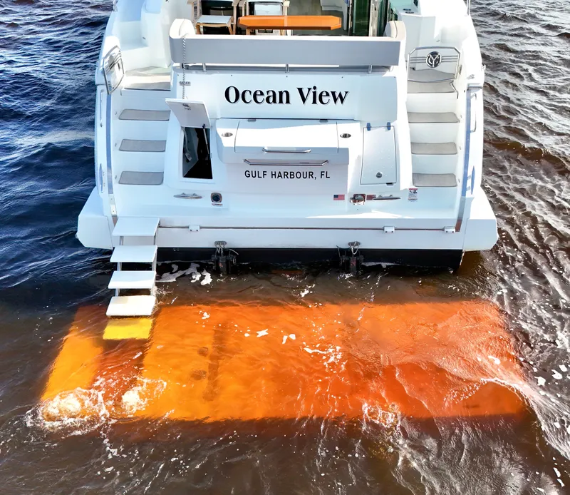 Slide: The Image of Hydraulic Swim Platform w/ 5 Step  - 60