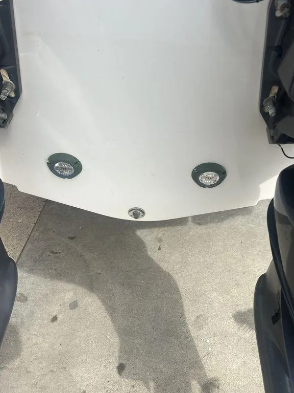 Slide: The Image of 2023 Robalo R242 boat stern with dual underwater lights. - 5