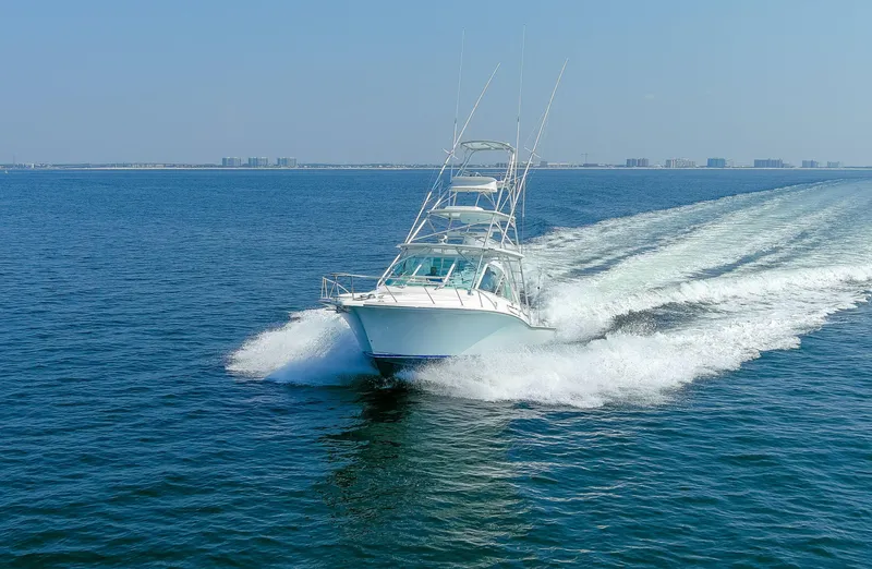 Slide: The Image of 2008 32 Cabo 32 Express B Reel Exterior - 34
