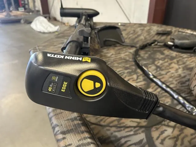 Slide: The Image of Minn Kota Edge trolling motor on 2025 Xpress XP170 boat. - 8