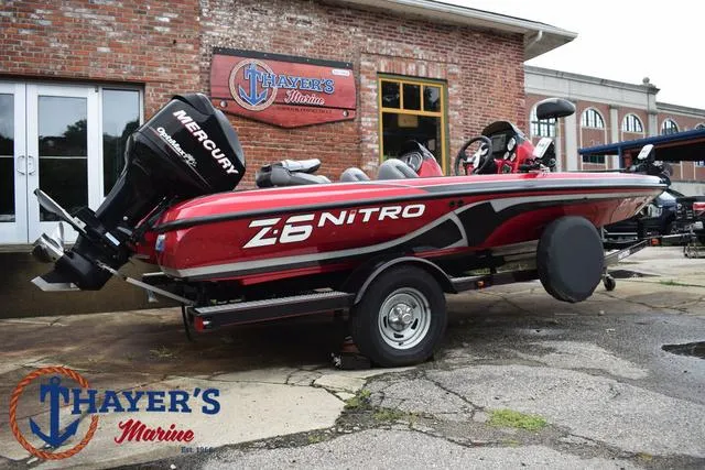 Slide: The Image of 2014 Nitro Z Series Z-6 boat with Mercury engine at Thayer's Marine. - 40