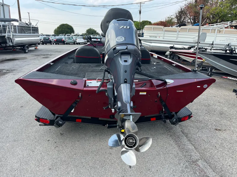 Slide: The Image of 2016 Ranger RT 178 Tournament Edition boat with outboard motor, parked on a trailer. - 21