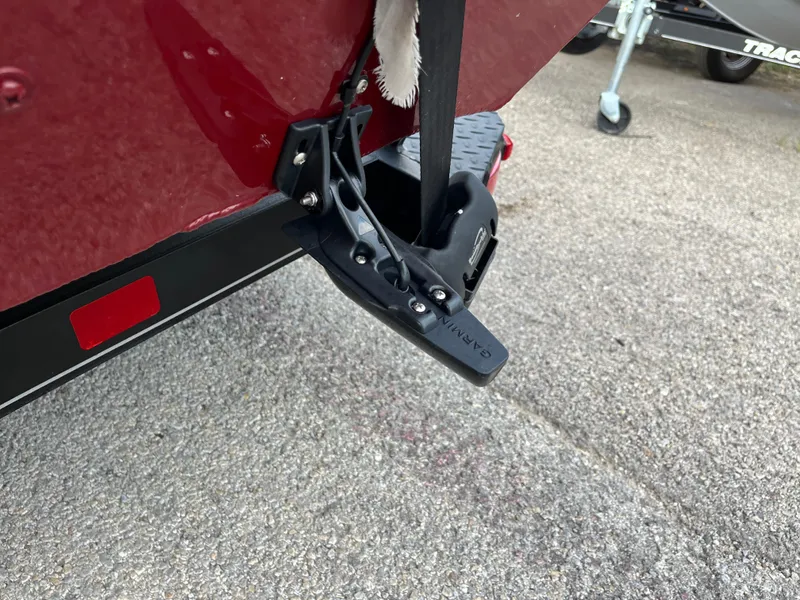 Slide: The Image of 2016 Ranger RT 178 Tournament edition boat transom with mounted equipment. - 34