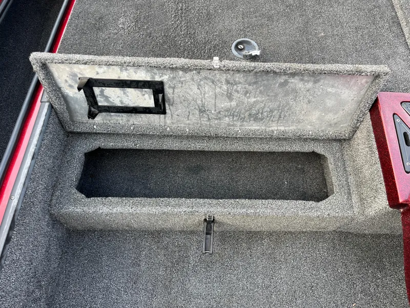 Slide: The Image of Open storage compartment in 2016 Ranger RT 178 Tournament edition boat. - 44