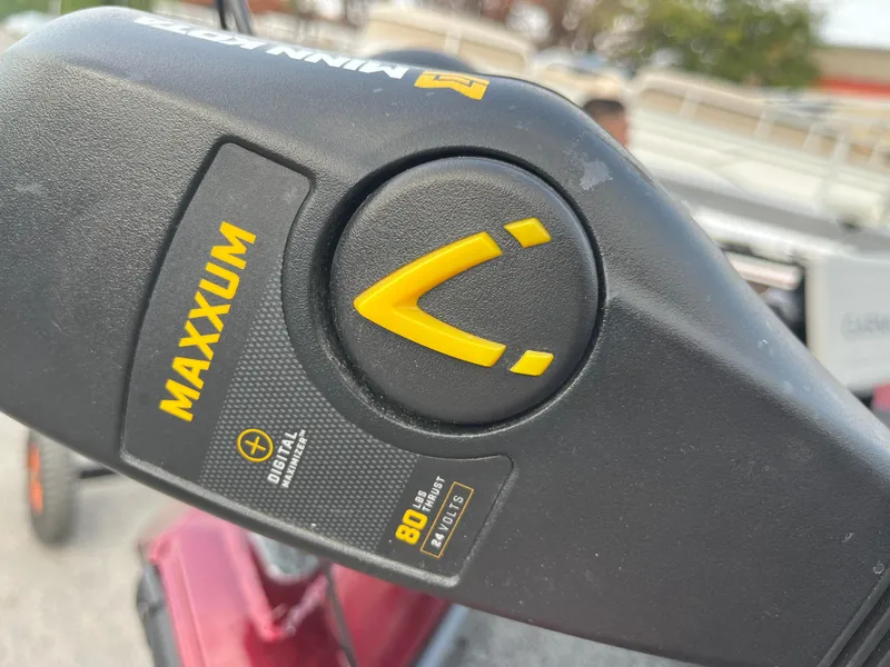 Slide: The Image of Close-up of Maxxum trolling motor on 2016 Ranger RT 178 Tournament edition boat. - 45