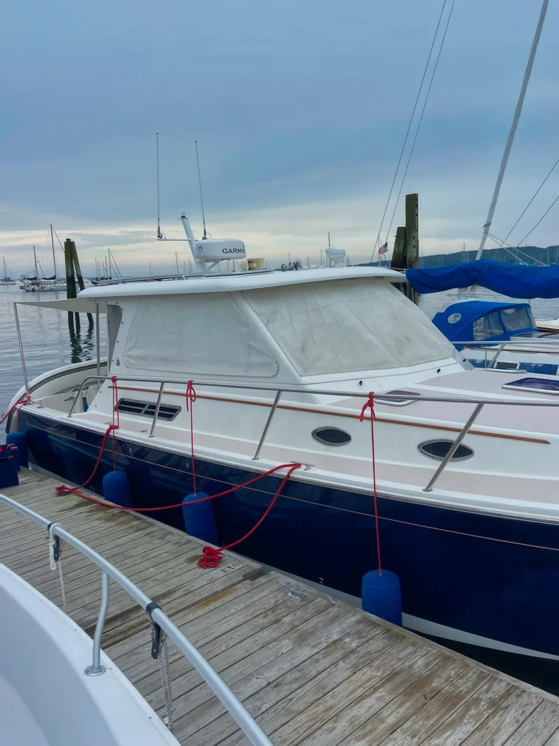 Slide: The Image of 2007 Back Cove 33 boat for sale, docked at marina. - 4